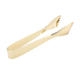 Ice Tongs Food Grade Thicken Stainless Steel Prevents Slipping Sugar Food Tweezers for Home Kitchen Bar Gold Plated