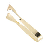 Ice Tongs Food Grade Thicken Stainless Steel Prevents Slipping Sugar Food Tweezers for Home Kitchen Bar Gold Plated