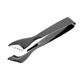 Ice Tongs Food Grade Thicken Stainless Steel Prevents Slipping Sugar Food Tweezers for Home Kitchen Bar Black Plated