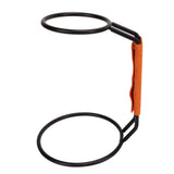 Pour Over Coffee Dripper Rack Iron Dripper Stand with Leather Handle Case for Home Coffee Shop - Front View