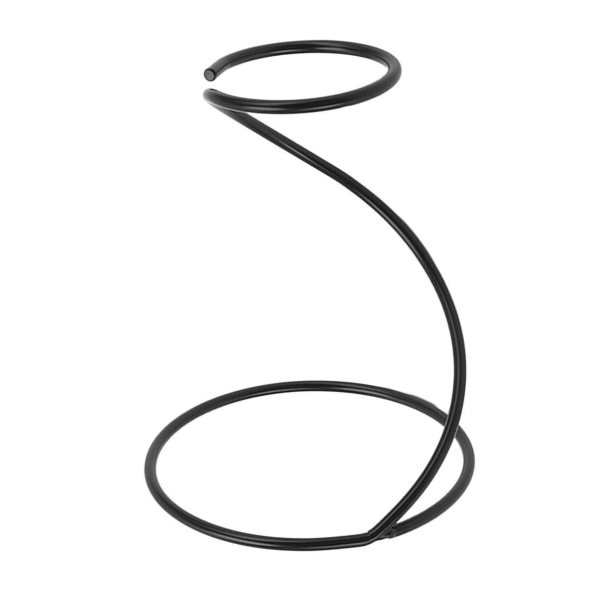 Black Spiral Coffee Dripper Stand Metal Filter Frame Holder Rack Hand Drip Pour Over Coffee Brewer Holder
