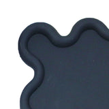 Cup Mat PVC Irregular Shape Heat Resisting Waterproof Household Bowl Mat for Kitchen Black