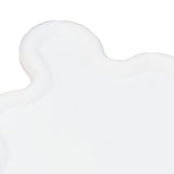 PVC Soft Rubber Coaster Heat Insulation Cup Mat Home Kitchen Innovative Cup Bowl Pad White