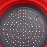 2 PCS Collapsible Colander Basket Round Retractable Big Small Drain Basket Set Vegetables Fruit Washing Basket