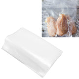 100pcs Textured Vacuum Bag Mesh Roll Food Packaging Bag Vacuum Sealer Bags for Vegetable Fruit Storage 17x25cm