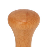 Coffee Tamper Stainless Steel Flat Bottom Tamping Tool Coffee Hand Tamper with Wooden Handle 51mm/2.0in