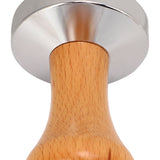 Coffee Tamper Stainless Steel Flat Bottom Tamping Tool Coffee Hand Tamper with Wooden Handle 51mm/2.0in - Extra Image