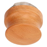 Coffee Distributor Coffee Hand Tamper Adjustable Depth Coffee Leveler Tool with Beech Handle 53mm/2.1in - Front View