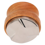 Coffee Distributor Coffee Hand Tamper Adjustable Depth Coffee Leveler Tool with Beech Handle 53mm/2.1in - 45-Degree Angle