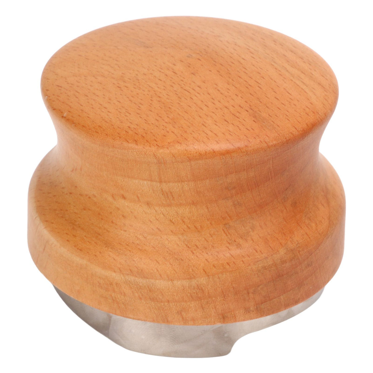 Coffee Distributor Coffee Hand Tamper Adjustable Depth Coffee Leveler Tool with Beech Handle 53mm/2.1in