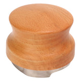 Coffee Distributor Coffee Hand Tamper Adjustable Depth Coffee Leveler Tool with Beech Handle 53mm/2.1in - Low Angle
