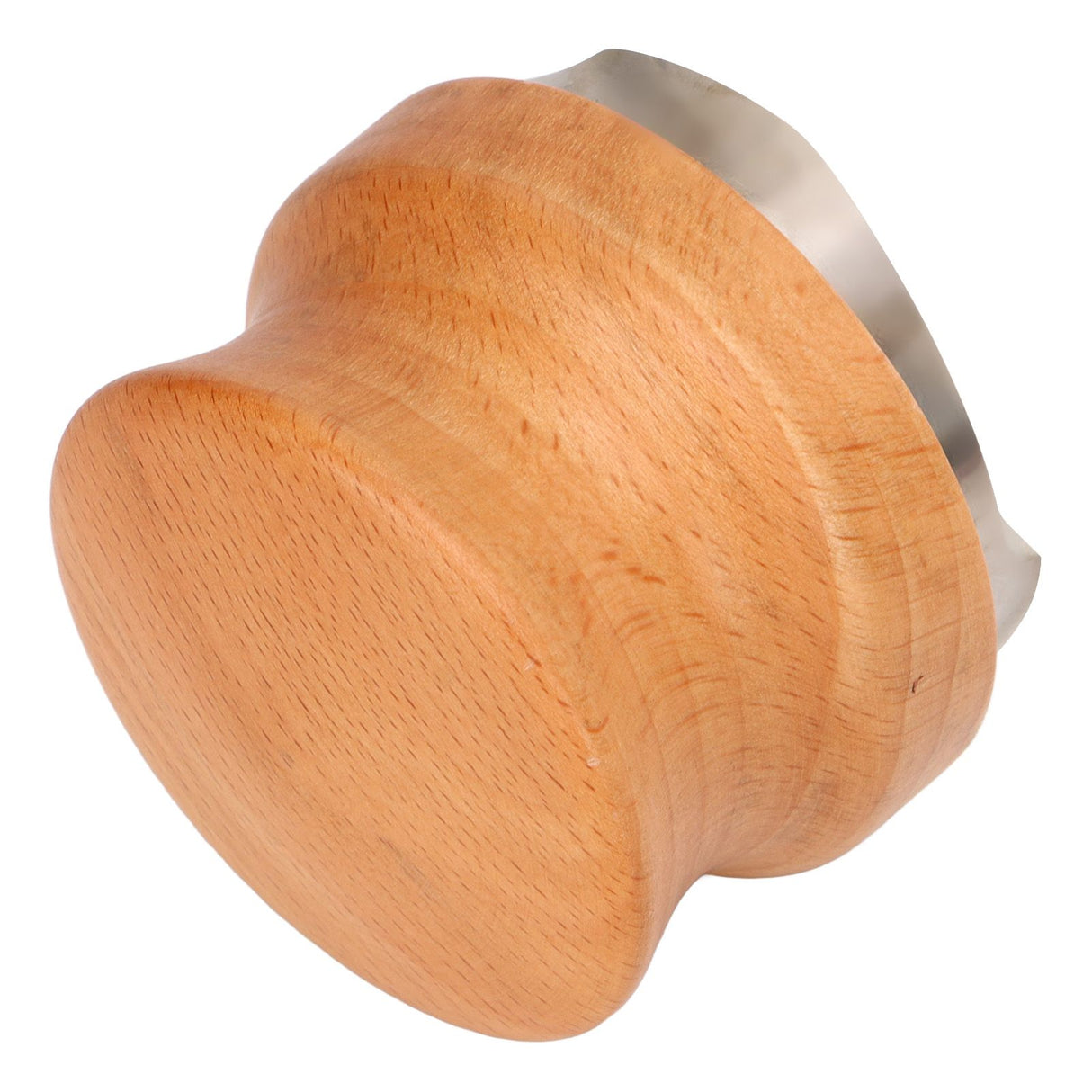 Coffee Distributor Coffee Hand Tamper Adjustable Depth Coffee Leveler Tool with Beech Handle 53mm/2.1in
