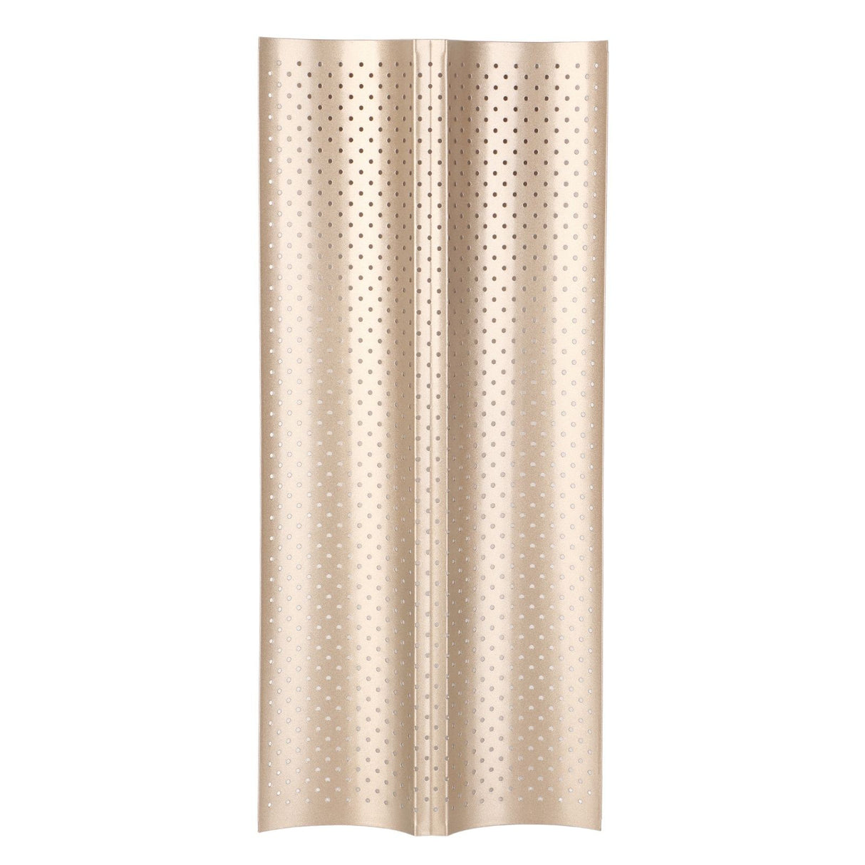 Baguette Pan 2 Slots Nonstick Food Grade Carbon Steel Perforated Design French Baguette Baking Pan for Home Baguette