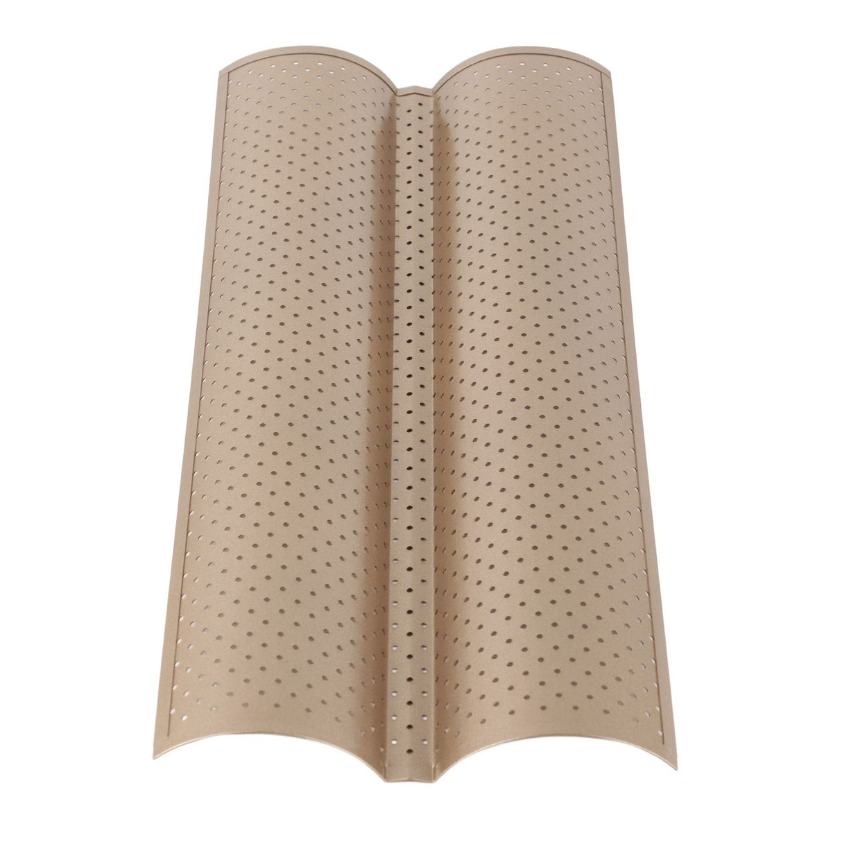 Baguette Pan 2 Slots Nonstick Food Grade Carbon Steel Perforated Design French Baguette Baking Pan for Home Baguette
