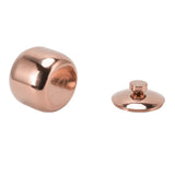 Stainless Steel Gold Seasoning Condiment Pot Spice Salt Sugar Pepper Container Jar Storage Organizer with Lid Rose Gold