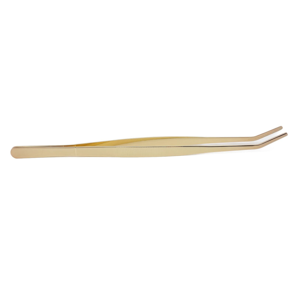 Bar Bent Tip Tweezers Stainless Steel Thicken Kitchen Culinary Tweezer Tongs for Sugar Cubes Ice Cubes Lemon Slices