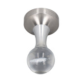 Coffee Tamper Food Grade Stainless Steel Crystal Ball Coffee Powder Hammer for Kitchen Shop Silver Pillar 53mm/2.1in - 45-Degree Angle
