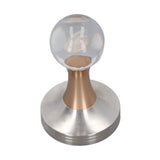 Coffee Tamper Food Grade Stainless Steel Crystal Ball Coffee Powder Hammer for Kitchen Shop Gold Pillar 58mm/2.3in