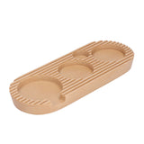 Coffee Tamper Holder Multifunction 4 Slots Wood Coffee Filter Tamper Stand for Coffee Making S: Applicable 51mm/2.01in, 53mm/2.09in