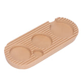 Coffee Tamper Holder Multifunction 4 Slots Wood Coffee Filter Tamper Stand for Coffee Making S: Applicable 51mm/2.01in, 53mm/2.09in - Extra Image