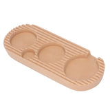 Coffee Tamper Holder Multifunction 4 Slots Wood Coffee Filter Tamper Stand for Coffee Making S: Applicable 51mm/2.01in, 53mm/2.09in - Extra Image