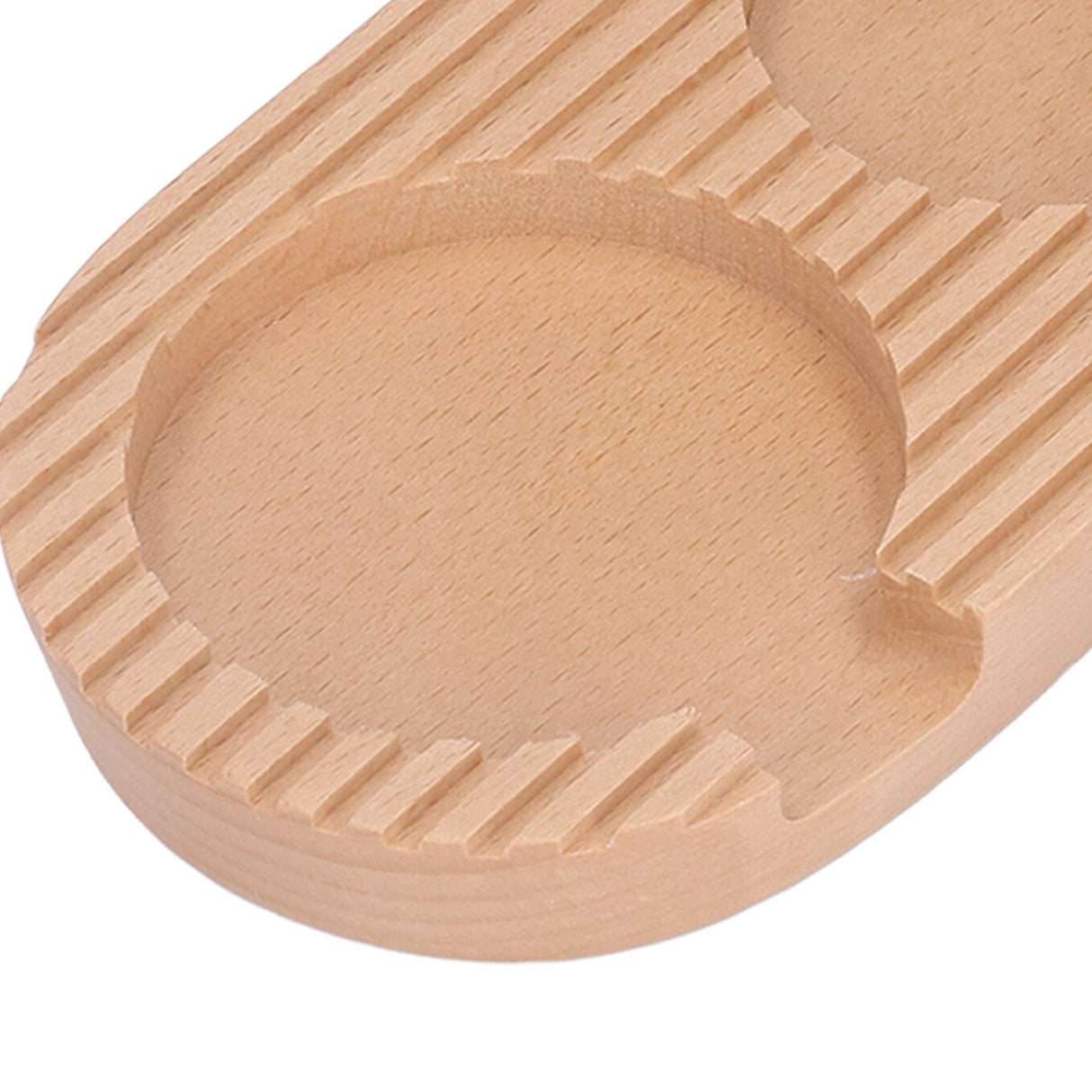 Coffee Tamper Holder Multifunction 4 Slots Wood Coffee Filter Tamper Stand for Coffee Making S: Applicable 51mm/2.01in, 53mm/2.09in