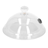 Home Smoking Dome Cover Kitchen Cooking Smoke Acrylic Hood Smoke Infuser Cloche Lid for Smoker Sprayer Plates Bowls - Close-Up Angle