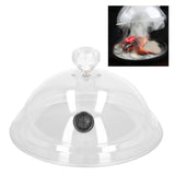Home Smoking Dome Cover Kitchen Cooking Smoke Acrylic Hood Smoke Infuser Cloche Lid for Smoker Sprayer Plates Bowls