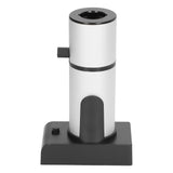 Drink Cocktail Smoker Adjustable Gear Aluminum and Zinc Alloy Handheld Smoke Infuser Kit for Kitchen Silver - Side View