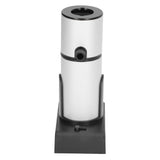 Drink Cocktail Smoker Adjustable Gear Aluminum and Zinc Alloy Handheld Smoke Infuser Kit for Kitchen Silver - Rear View
