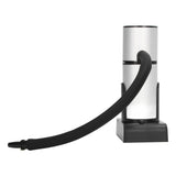 Drink Cocktail Smoker Adjustable Gear Aluminum and Zinc Alloy Handheld Smoke Infuser Kit for Kitchen Silver