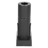Drink Cocktail Smoker Adjustable Gear Aluminum and Zinc Alloy Handheld Smoke Infuser Kit for Kitchen Black