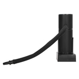 Drink Cocktail Smoker Adjustable Gear Aluminum and Zinc Alloy Handheld Smoke Infuser Kit for Kitchen Black