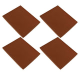 4Pcs Silicone Dehydrator Mats Food Grade High Temperature Resistance Prevent Sticking Fruit Dehydrator Trays with Edge Coffee - Extra Image