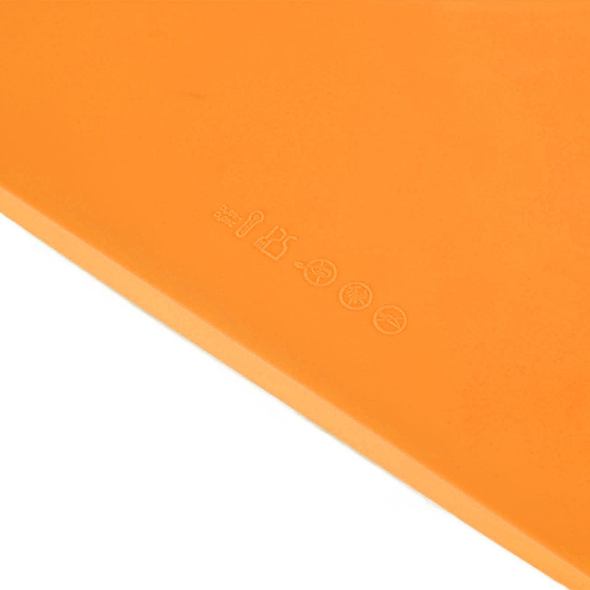 4Pcs Silicone Dehydrator Mats Food Grade High Temperature Resistance Prevent Sticking Fruit Dehydrator Trays with Edge Orange