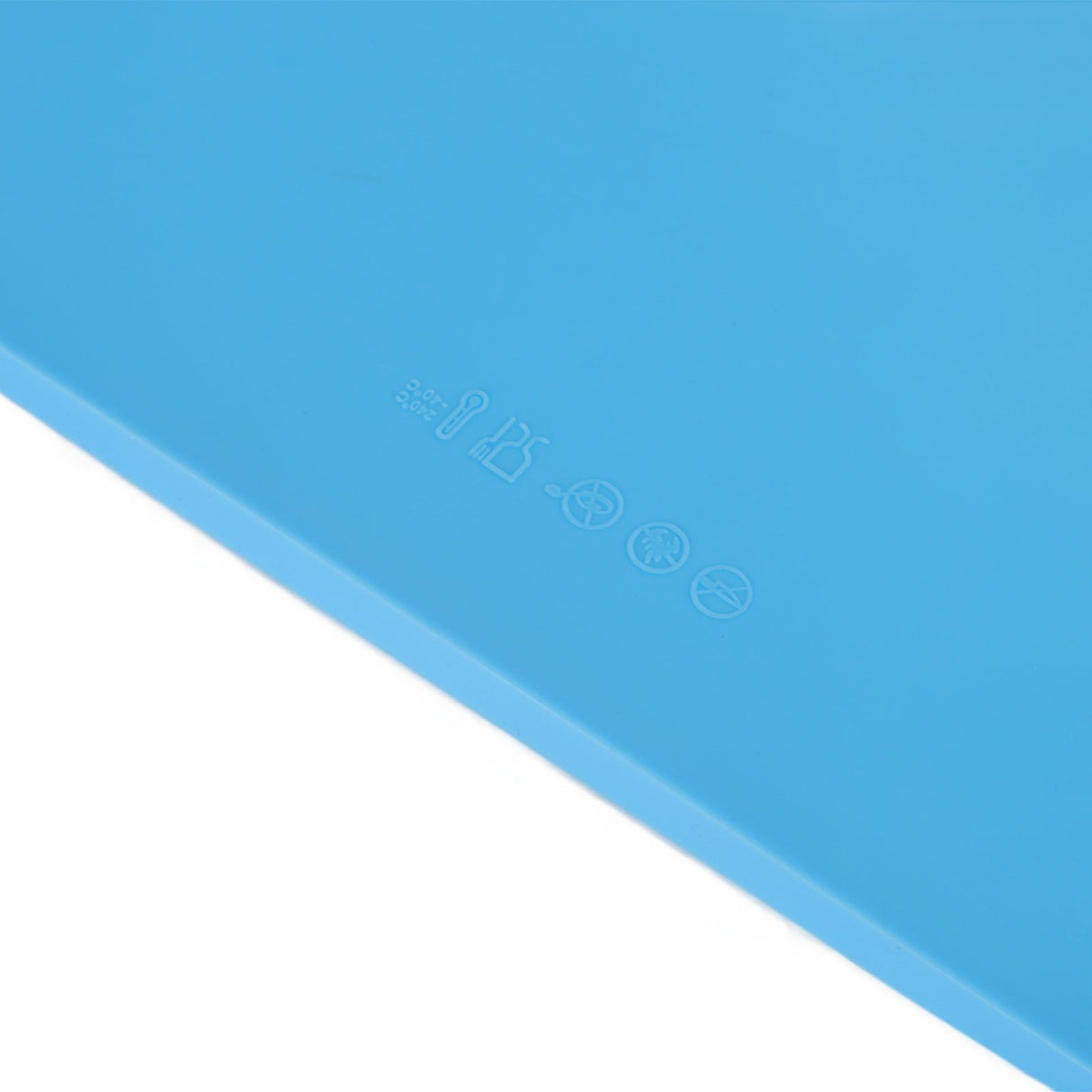 4Pcs Silicone Dehydrator Mats Food Grade High Temperature Resistance Prevent Sticking Fruit Dehydrator Trays with Edge Blue