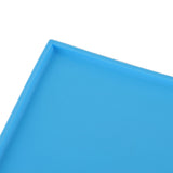 4Pcs Silicone Dehydrator Mats Food Grade High Temperature Resistance Prevent Sticking Fruit Dehydrator Trays with Edge Blue