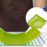 4Pcs Silicone Dehydrator Mats Food Grade High Temperature Resistance Prevent Sticking Fruit Dehydrator Trays with Edge Green