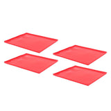 Roll Cake Mat Prevent Stick Food Grade Silicone Flexible Baking Mold Dehydrator Mat with Raised Edge for Biscuits