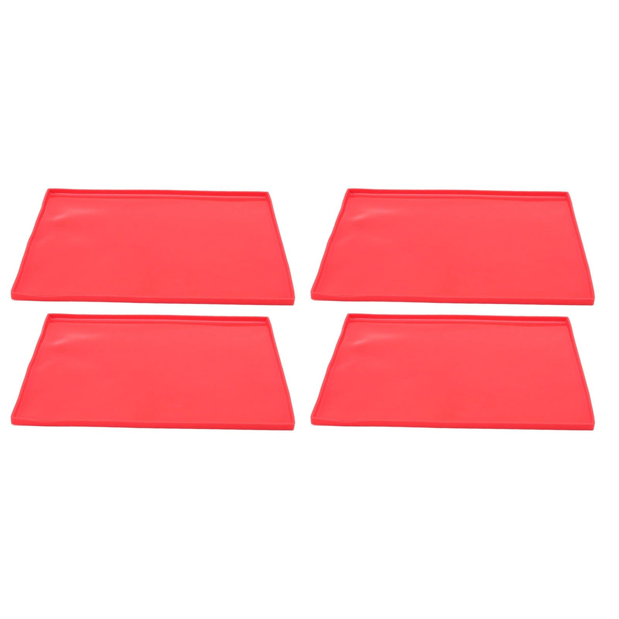 Roll Cake Mat Prevent Stick Food Grade Silicone Flexible Baking Mold Dehydrator Mat with Raised Edge for Biscuits