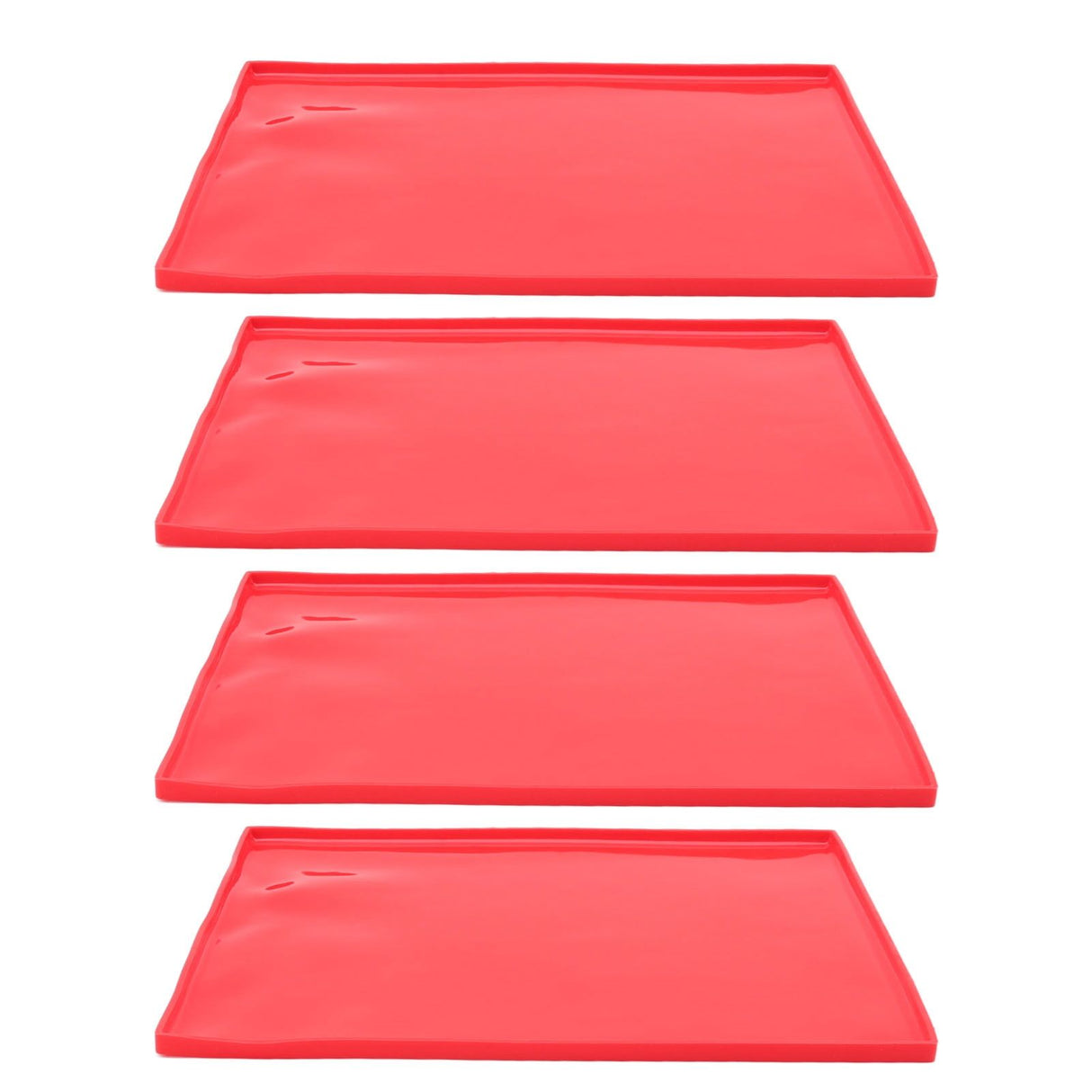 Roll Cake Mat Prevent Stick Food Grade Silicone Flexible Baking Mold Dehydrator Mat with Raised Edge for Biscuits