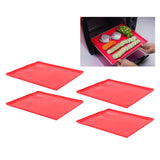 Roll Cake Mat Prevent Stick Food Grade Silicone Flexible Baking Mold Dehydrator Mat with Raised Edge for Biscuits
