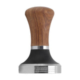 Coffee Tamper Stainless Steel Flat Bottom Coffee Hand Tamping Tool with Wooden Handle 58mm/2.3in - Extra Image