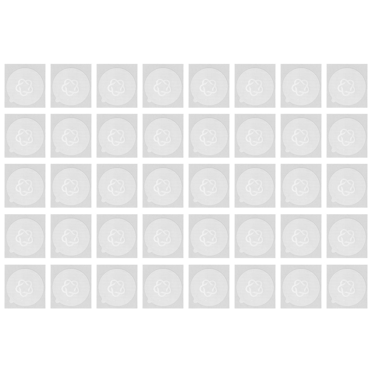 40PCS Coffee Aluminum Foils Lids Reusable Coffee Capsule Foil Sealing Stickers for Home Cafe