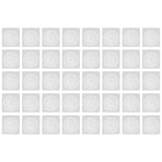 40PCS Coffee Aluminum Foils Lids Reusable Coffee Capsule Foil Sealing Stickers for Home Cafe