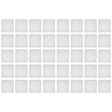 40PCS Coffee Aluminum Foils Lids Reusable Coffee Capsule Foil Sealing Stickers for Home Cafe