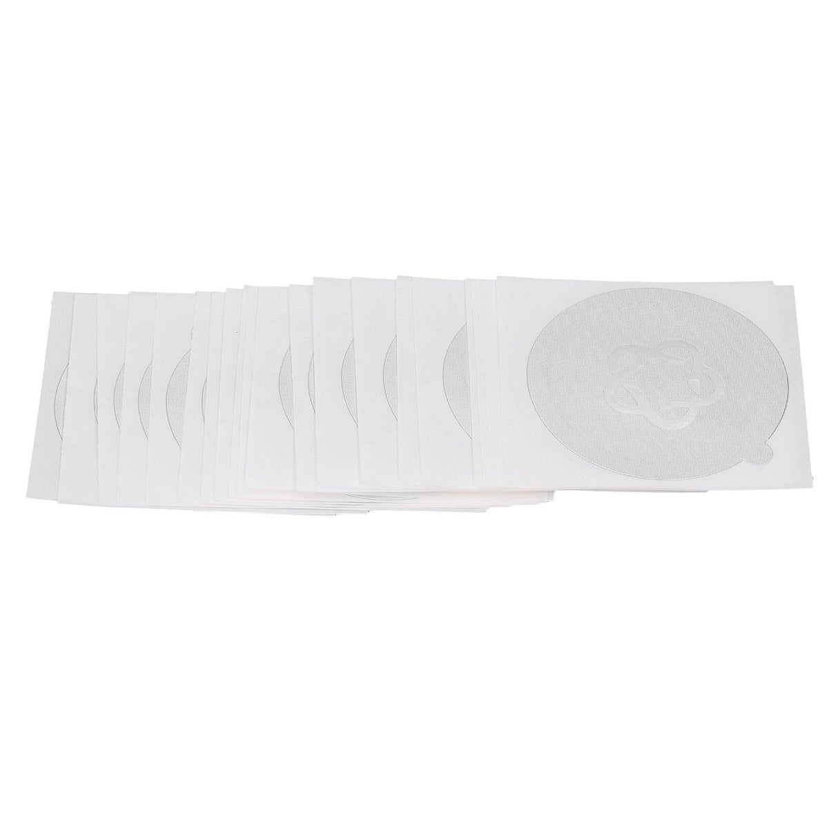 40PCS Coffee Aluminum Foils Lids Reusable Coffee Capsule Foil Sealing Stickers for Home Cafe