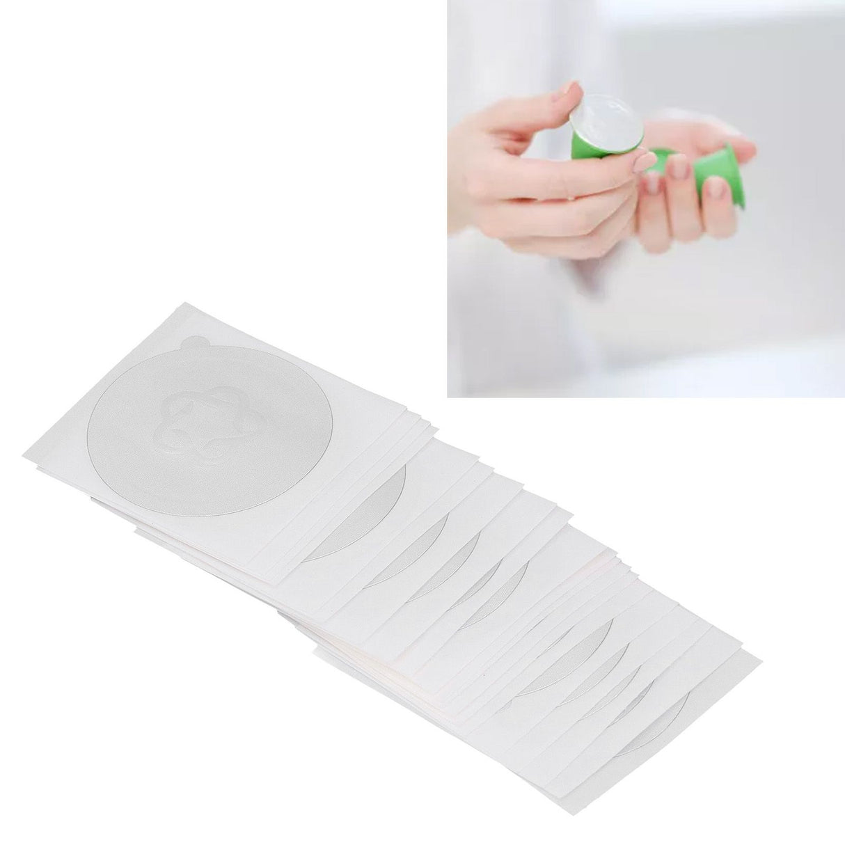 40PCS Coffee Aluminum Foils Lids Reusable Coffee Capsule Foil Sealing Stickers for Home Cafe