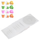40PCS Coffee Aluminum Foils Lids Reusable Coffee Capsule Foil Sealing Stickers for Home Cafe