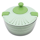 4L Vegetable Dryer PP Salad Spinner Multifunction Salad Drainer Bowl for Home Kitchen Green